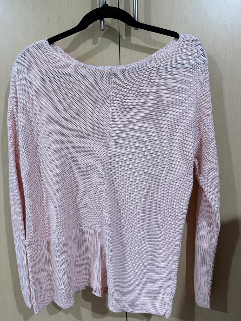Lauren Ralph Lauren Pale Pink Knit Crewneck Sweater